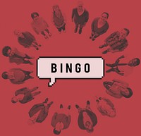 Bingo Jackpot Leisure Recreation Game Gamble Concept