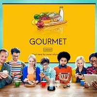 Gourmet Catering Cuisine Food Fresh Healthy Meal Concept