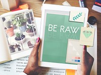 Be Raw Creative Design Ideas Concept