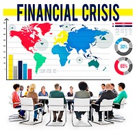 Financial Crisis Risk Savings Economics Profit Concept