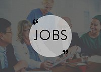 Jobs Job Career Occupation Human Resource Recruitment Concept