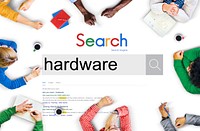 Hardware Computer Programming Technology Tools Concept