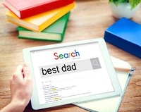 Best Dad Parent Role Model Father Family Concept