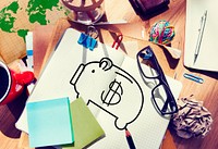 Piggy Bank Saving Money Economize Profit Concept
