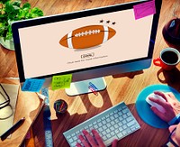Football Sports Rugby Recreation Leisure Game Concept