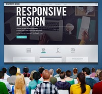 Responsive Design Layout Media Content Browser Concept