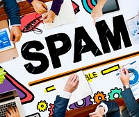 Spam Problem Virus Online Malware Hacking Concept