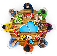 Cloud Networking Brainstorming Business Discussion Thinking Strategy Concept