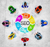 People Social Networking and SEO Concepts