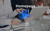 Homepage Online Technlogy Internet Website Concept