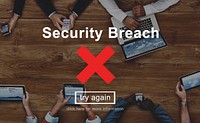 Security Breach Risk Dangerous Hacking Concept