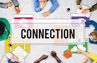 Communication Technology Online Networking Connection Concept