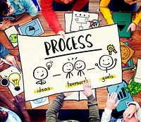 Plan Process Success Progress People Concept