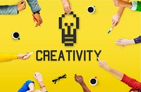 Fresh Ideas Inspire Creativity Concept