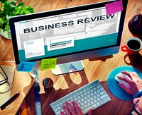 Analytics Business Review Marketing Information Concept