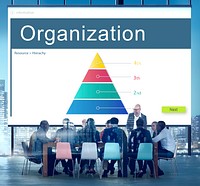 Hierarchy Organization Structure Position Chart Concept