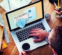 File Security Data Details Facts Information Media Concept