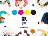 CMYK Ink Design Graphics Creativity Concept