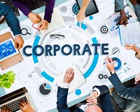 Corporate Collaboration Partnership Organization Concept