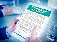 Employment Agreement Form Policy Concept