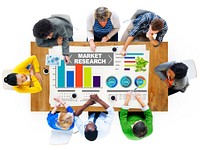 Market Research Business Percentage Research Marketing Strategy Concept