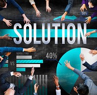 Solution Strategy Progress Success Marketing Concept