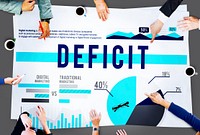 Deficit Financial Budget Crisis Money Business Concept