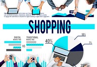 Shopping Marketing Business Commerce Stock Market Concept