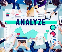 Analyze Analysis Strategy Business Marketing Concept