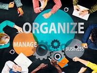 Organize Manage Business Collaboration Community Concept