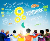 Teamwork Team Together Collaboration Diversity People Friendship Concept
