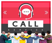 Call Contact Us Connect Service Concept