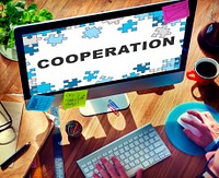 Cooperation Team Collaboration Connect Support Concept