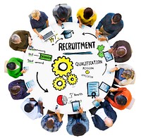 Ethnicity Business People Communication DIscussion Recruitment Concept