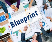 Blueprint Architecture Engineering Detailed Concept