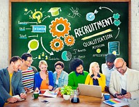 Ethnicity Business People Communication DIscussion Recruitment Concept