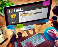 Data File Protection Firewall Malware Removal Concept