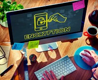 Encryption Online Network Technology Graphic Concept
