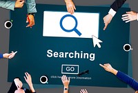 Searching SEO Homepage Navigation Information Concept