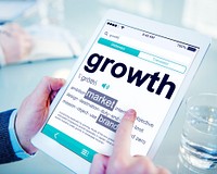 Digital Dictionary Growth Market Brand Concept