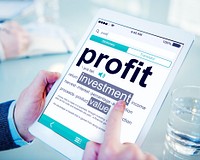Profit Investment Digital Divice Business Income Sales Concept