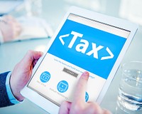 Digital Online Tax Payment Policy Office Concept