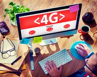 4G Internet Speed Network Search Concepts