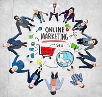 Online Marketing Business Global Purchase Networking Connection Concept