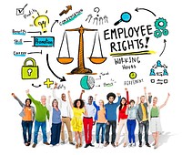 Employee Rights Employment Equality People Celebration Success Concept