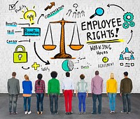 Employee Rights Employment Equality People Rear View Concept