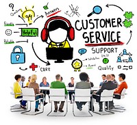 Customer Service Support Assistance Service Help Guide Concept