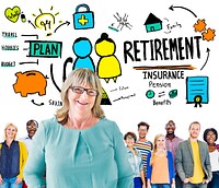 Diversity Casual People Retirement Leadership Team Concept