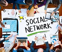 Social Network Social Media Internet WWW Web Online Concept