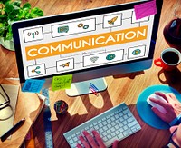 Freelance Businessman Marketing Communication Concept